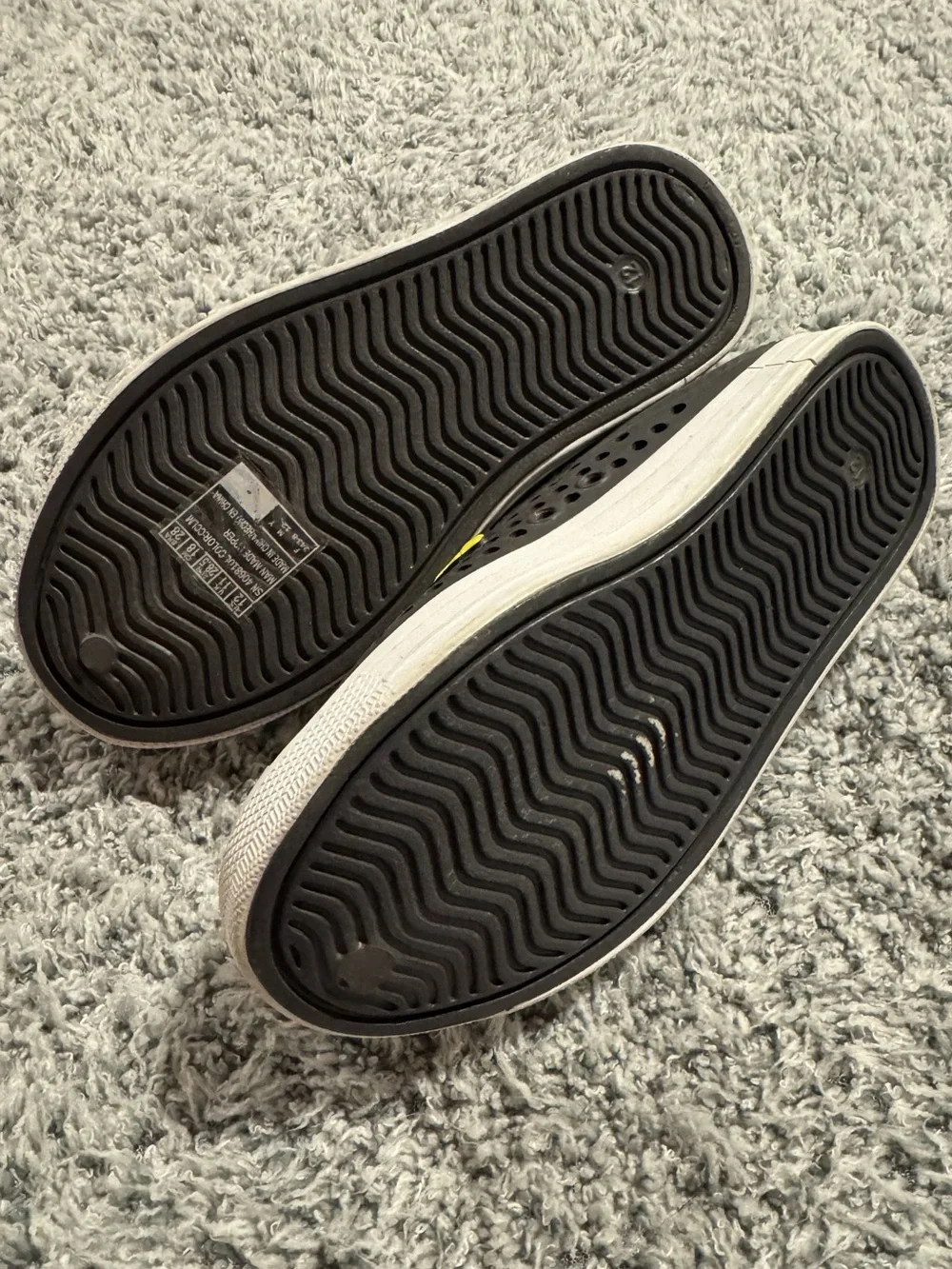 Skechers Foamies Guzman Steps Lil Dino Black Green Kids Slip-On Shoes Size 12